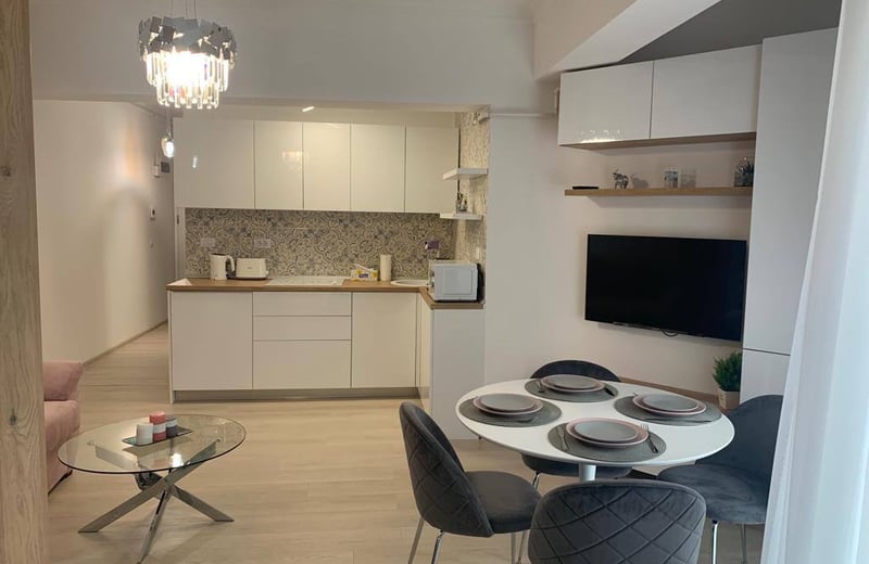 Alquiler de un estudio cómodo, 38 m², en el distrito de Mamaia, Constanța, Rumanía